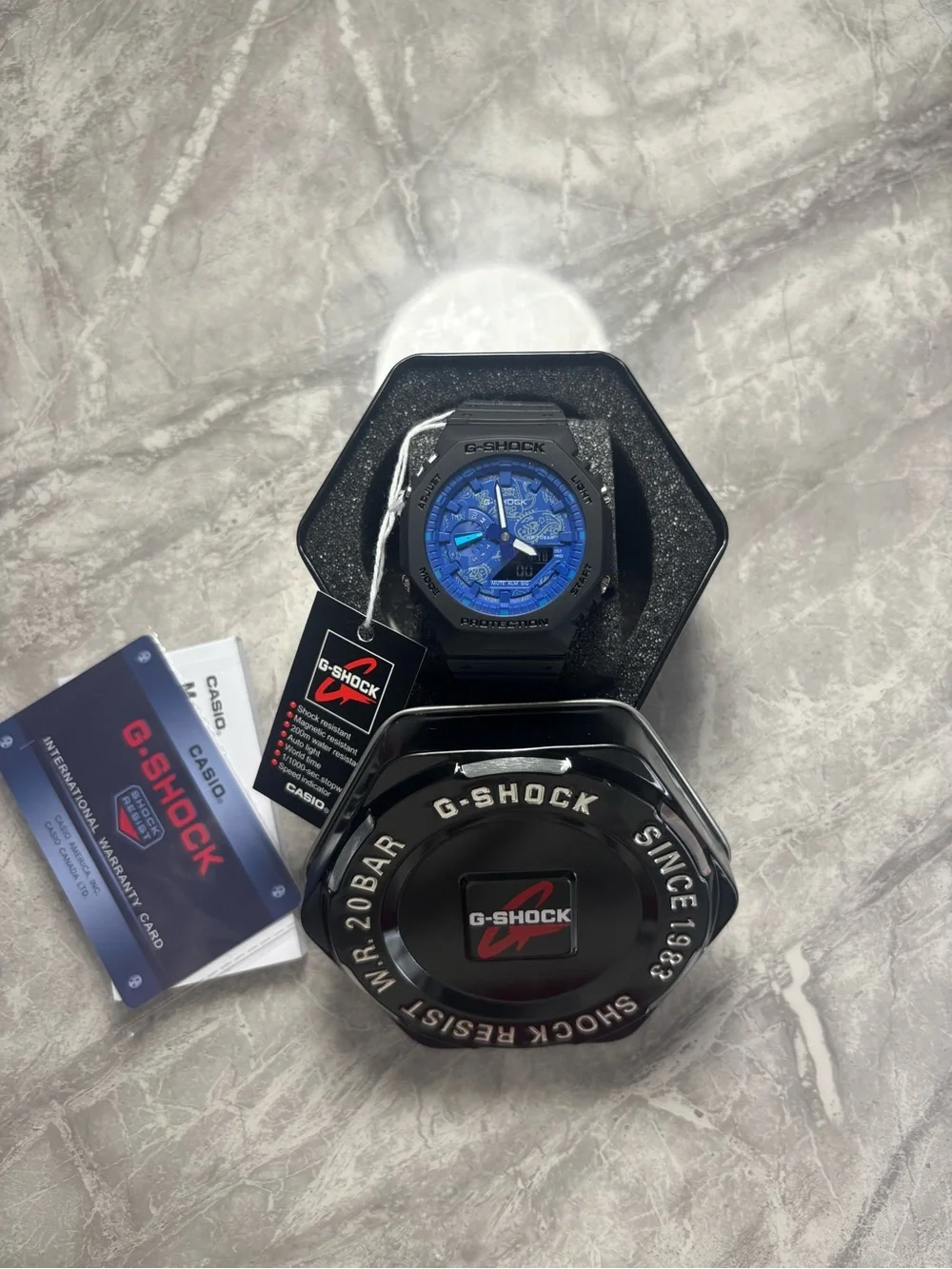 Black & Blue G-shock